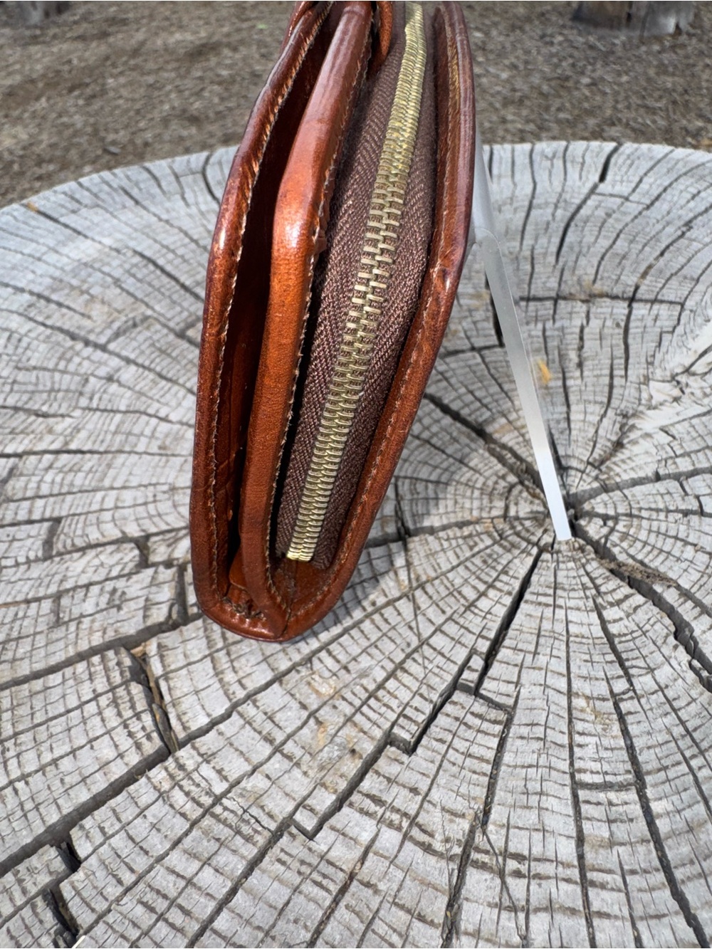 Mulberry rare Brown Croc-Embossed Leather Wallet. - Picture 6 of 8